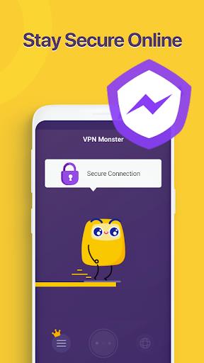 VPN Monster - free unlimited & security VPN proxy Screenshot 1