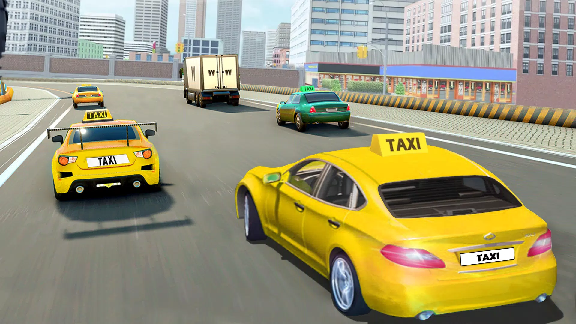 City Taxi Games-Taxi Car Games Capture d'écran 2