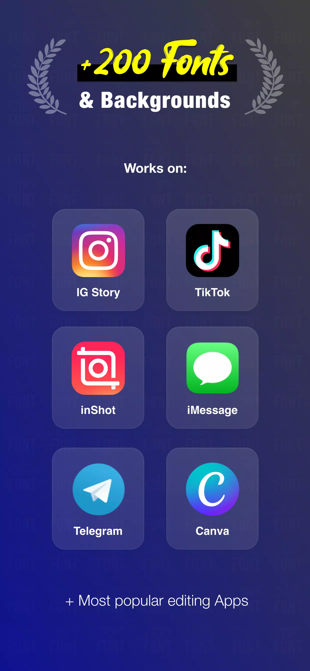 StoryFont for Instagram Story应用截图第1张