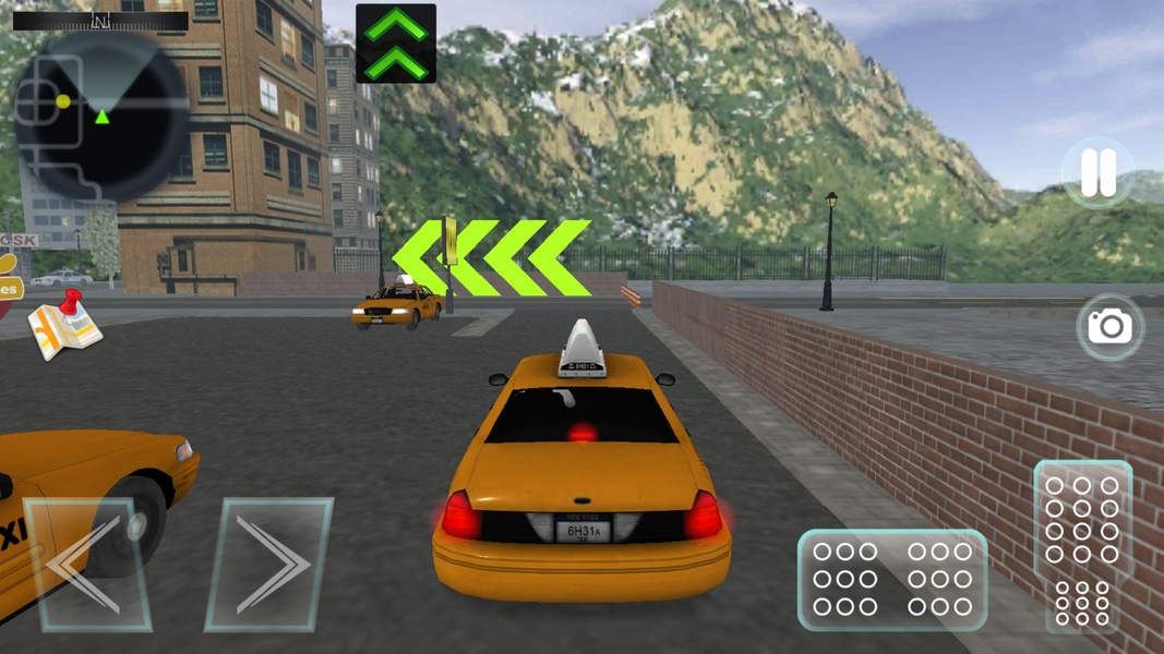 City Taxi Driver Sim Captura de pantalla 1