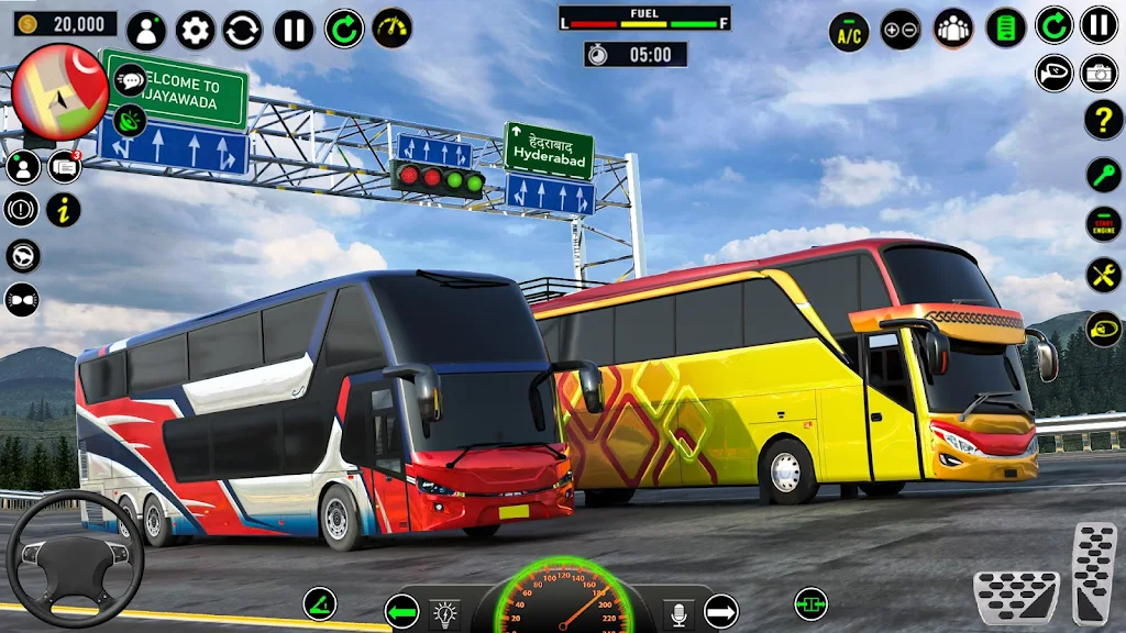 US Luxury Bus Driving Game 3D スクリーンショット 3