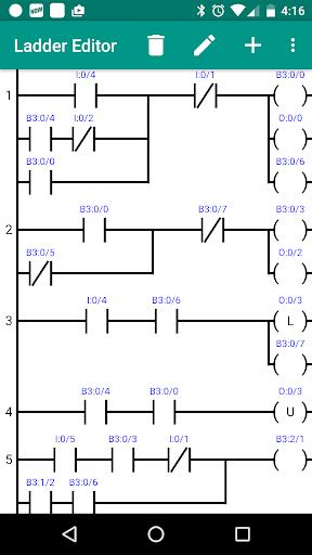 PLC Ladder Simulator Capture d'écran 0