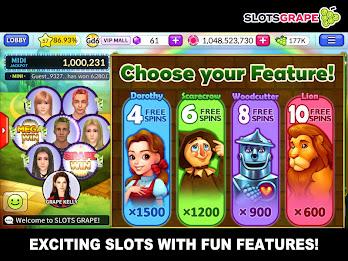 SLOTS GRAPE - Casino Games Capture d'écran 1