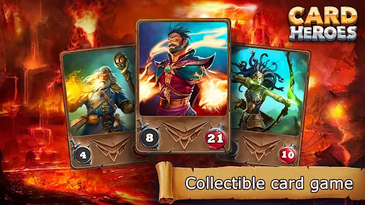 Card Heroes: TCG/CCG deck Wars Mod Tangkapan skrin 1