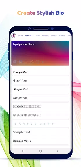 Fonts for Instagram - I Fonts 스크린샷 2