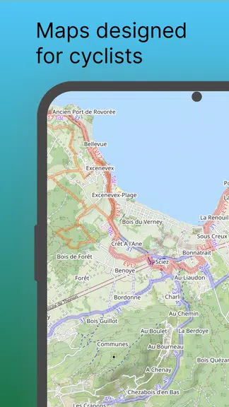 World Bike Map: GPS Navigation Capture d'écran 1