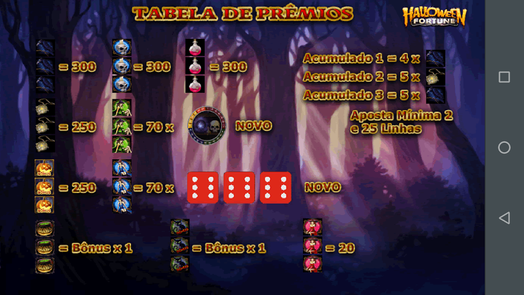 Halloween Fortune Caça Níquel Captura de tela 1