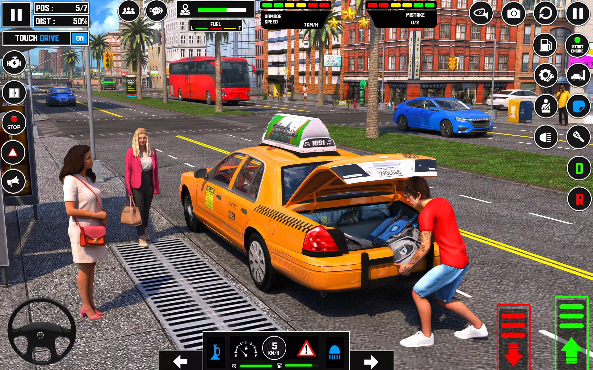 US Taxi Game 2024 Taksi Driver Скриншот 1