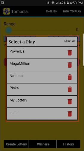 Lottery Strategy Captura de pantalla 1