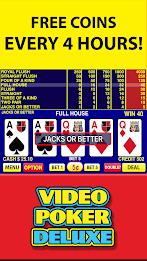 Video Poker Deluxe Captura de pantalla 2