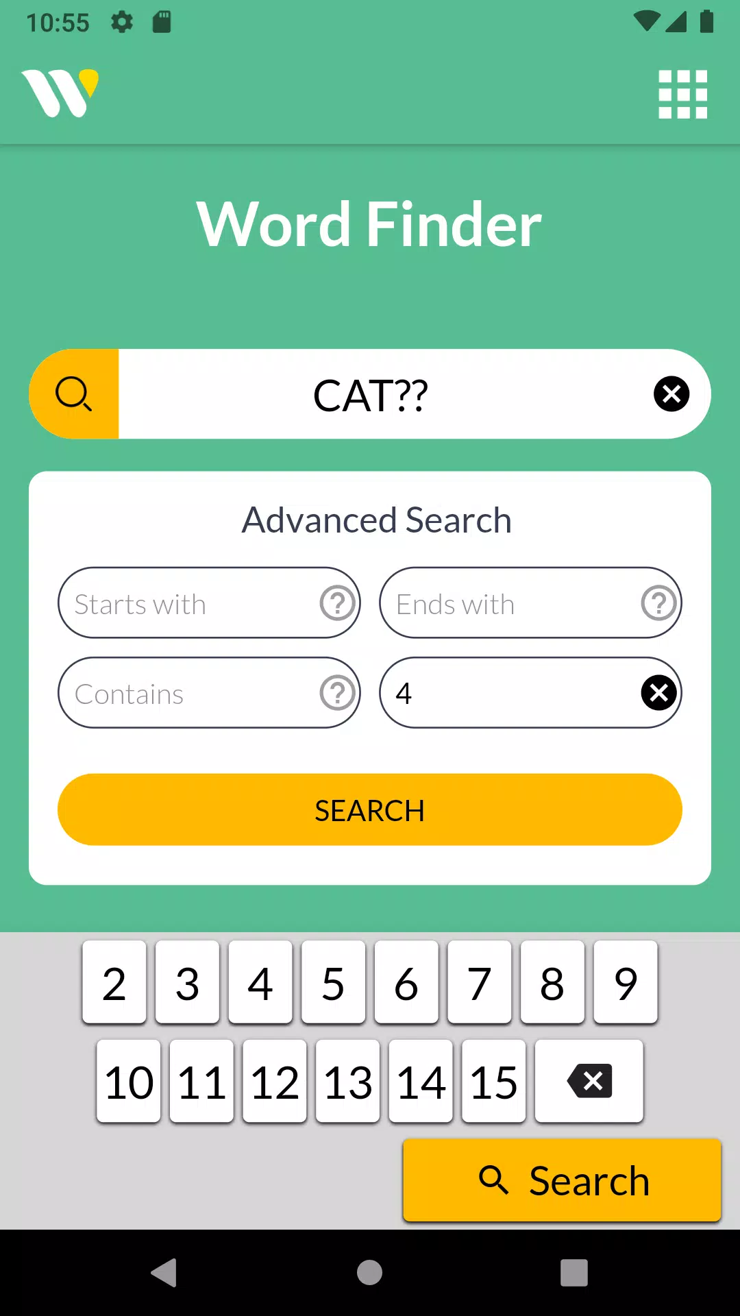 Wordfinder by WordTips Capture d'écran 3