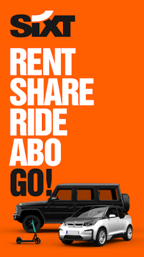 SIXT rent. share. ride. plus. Ảnh chụp màn hình 0