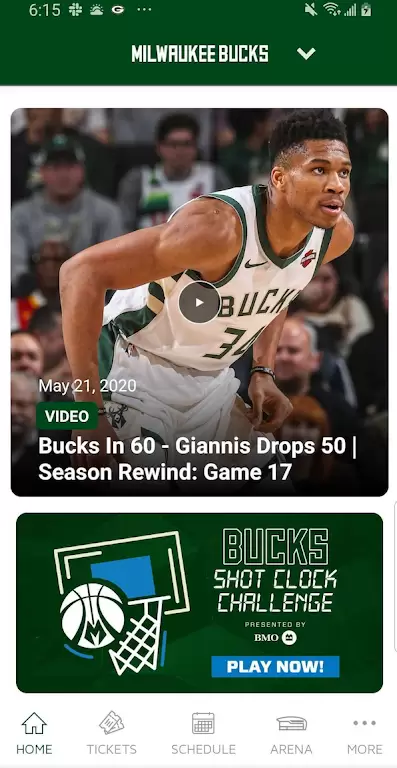 Bucks & Fiserv Forum App 스크린샷 0