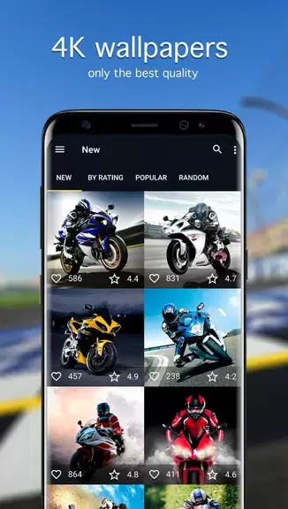 Sports Bike Wallpapers 4K ဖန်သားပြင်ဓာတ်ပုံ 0