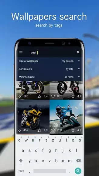 Sports Bike Wallpapers 4K ဖန်သားပြင်ဓာတ်ပုံ 1