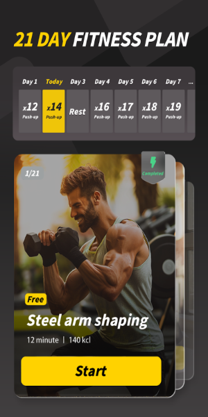 Muscle Monster Workout Planner MOD APK应用截图第2张