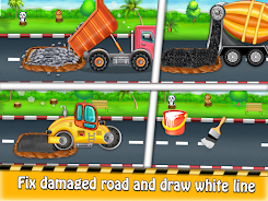 Construction Truck Kids Game Capture d'écran 1