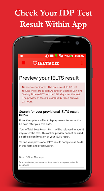 IELTS Liz Screenshot 0