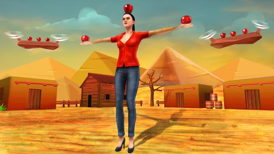 Apple Shooter Game - 3D Ảnh chụp màn hình 2