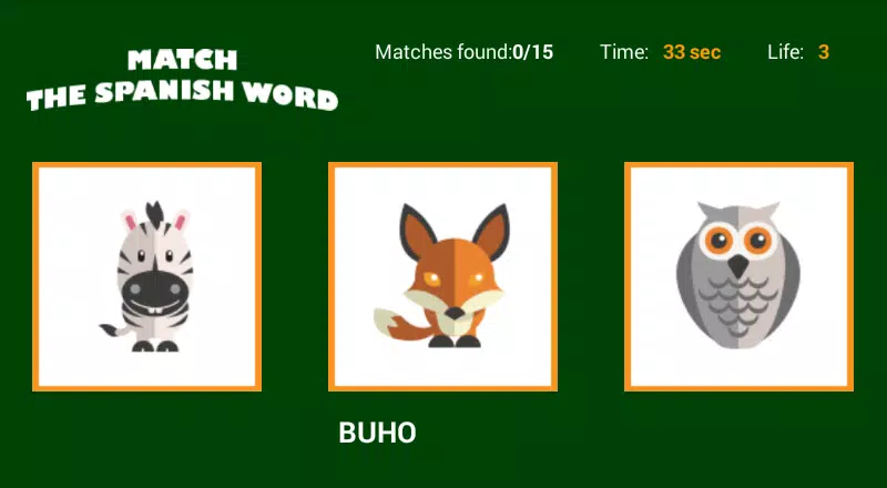 Match the Spanish Word Screenshot 2