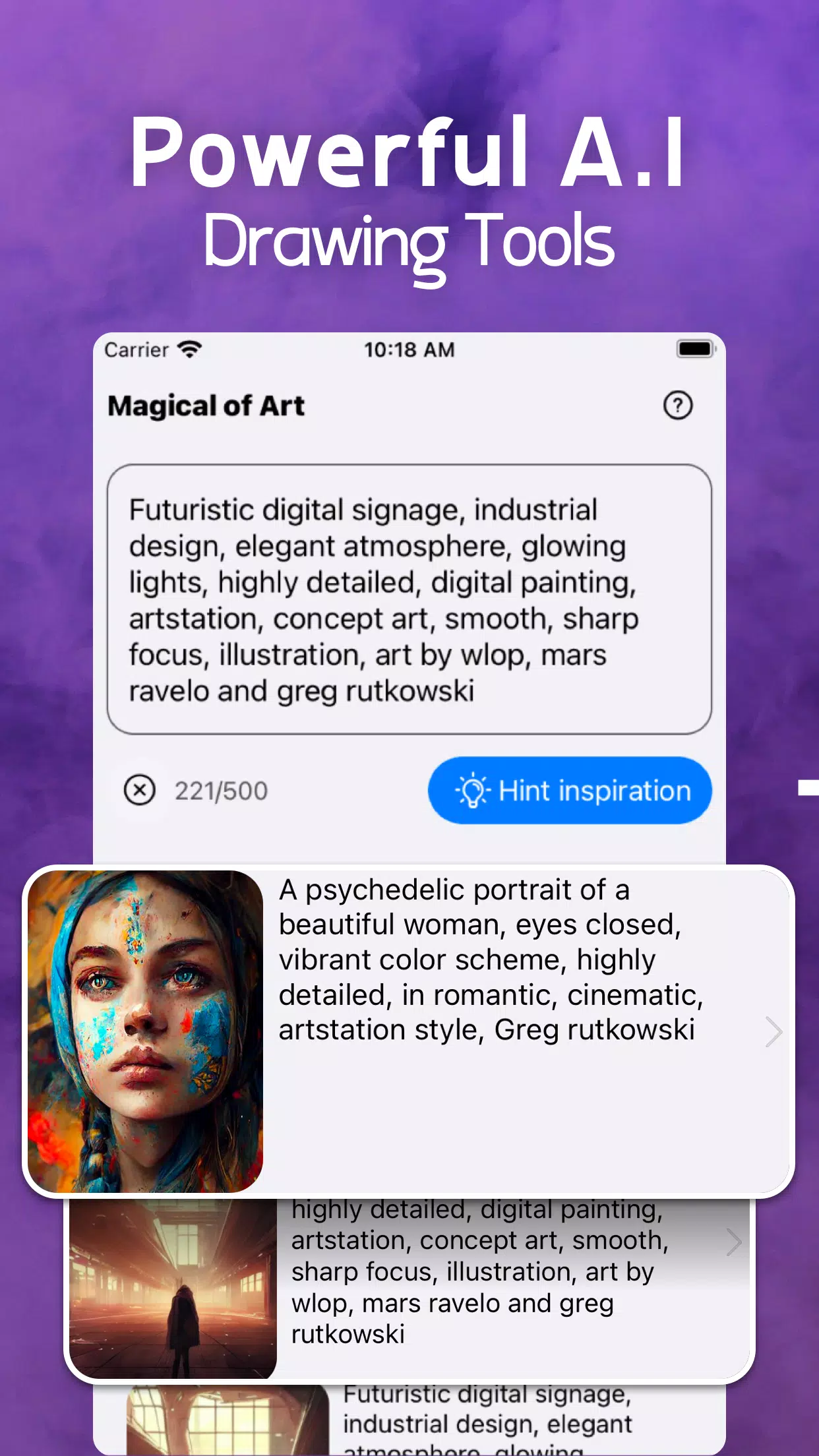 AI Generated Art Generator Capture d'écran 1