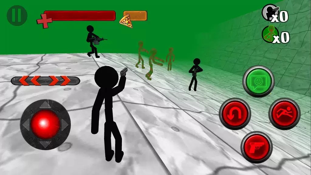 Stickman Zombie 3D 스크린샷 3