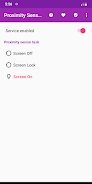 Proximity Sensor Screen On Off Screenshot 1