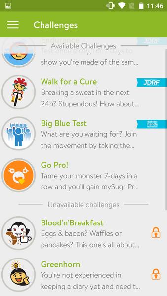 mySugr Diabetes Logbook Screenshot 1