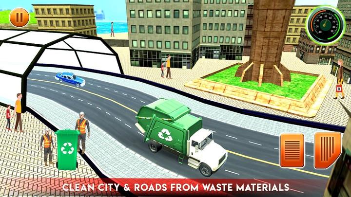 Schermata City Garbage Truck Driving Sim 1