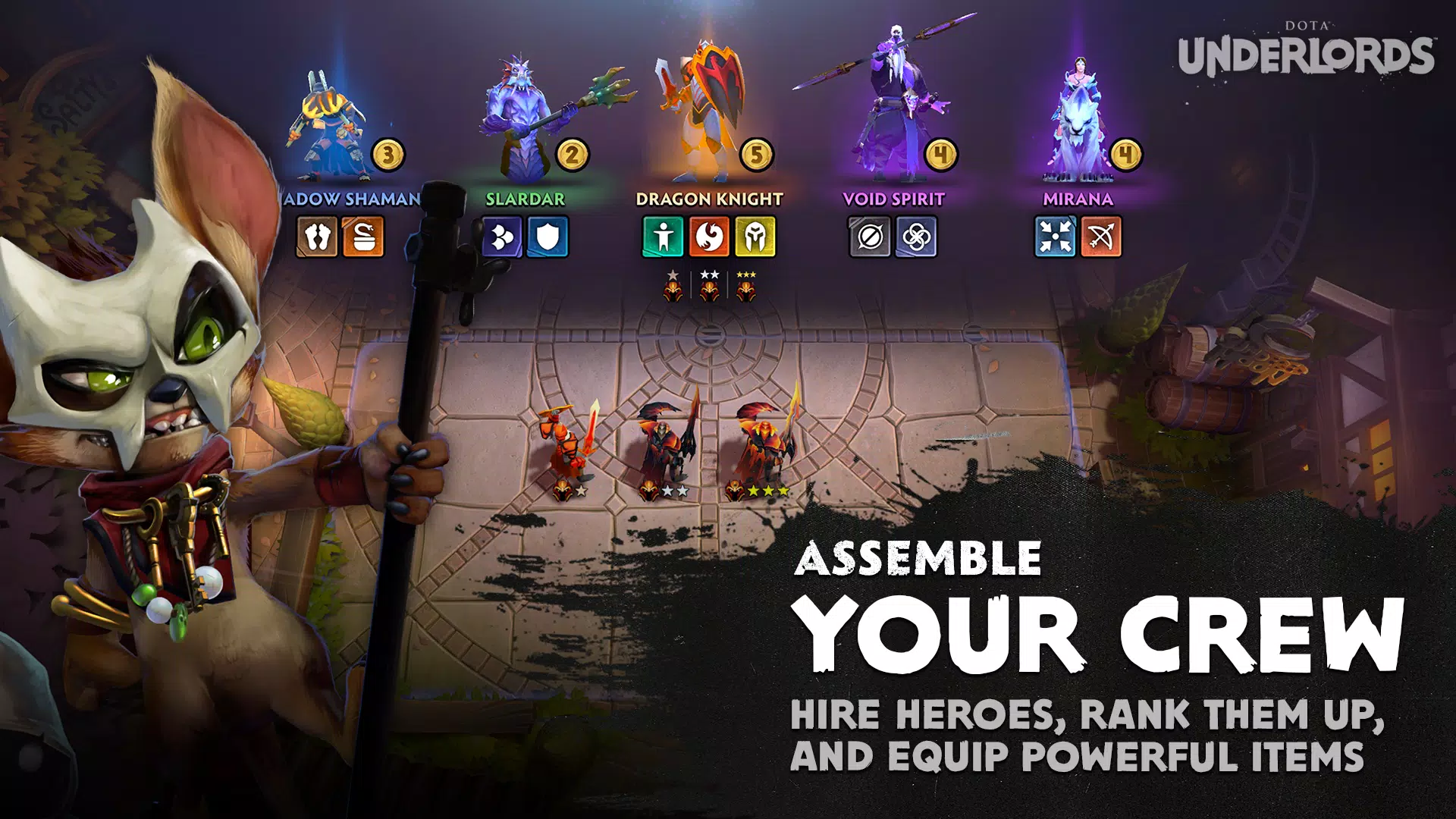 Dota Underlords Ảnh chụp màn hình 1