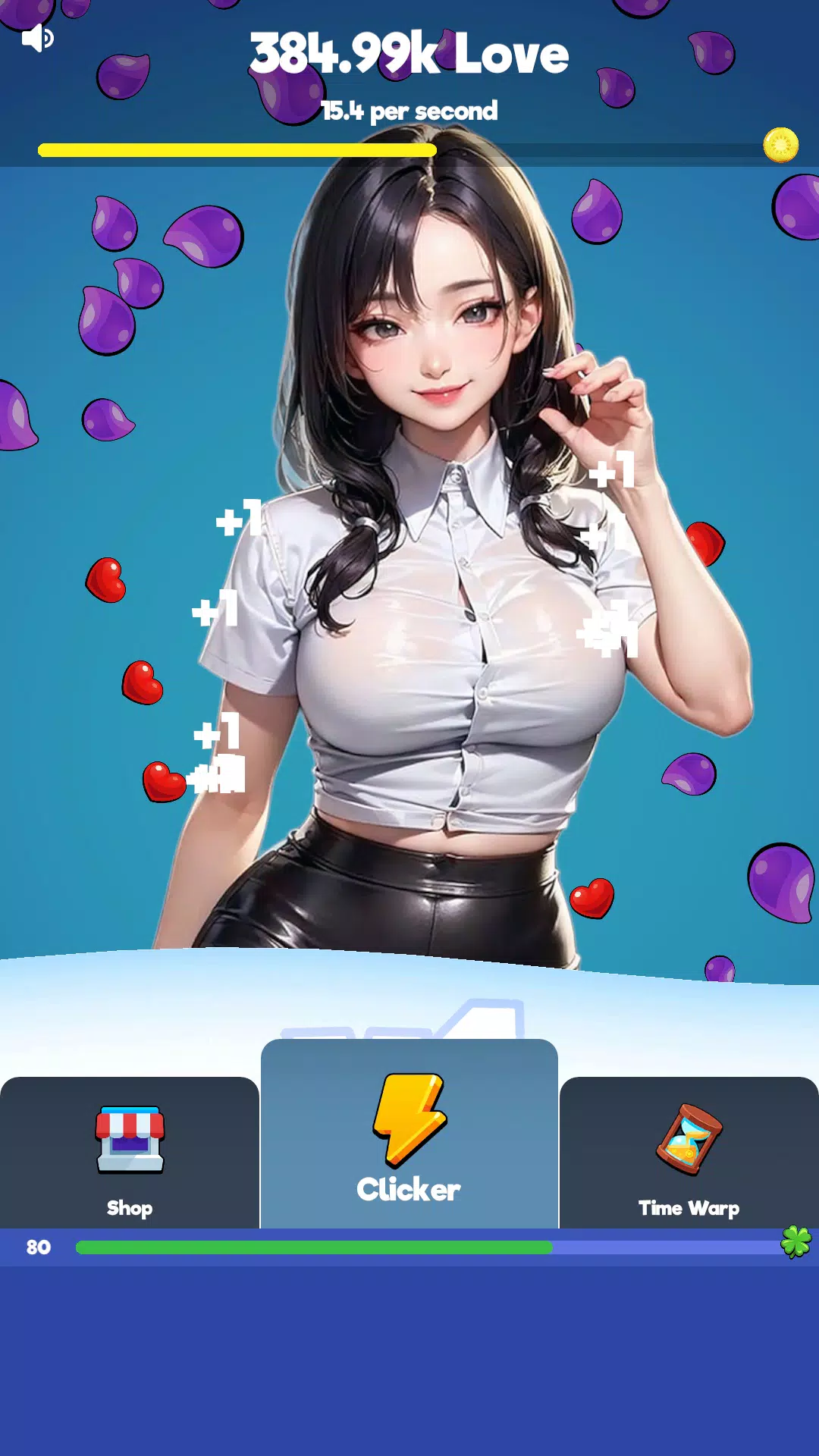 Sexy touch girls: idle clicker スクリーンショット 2