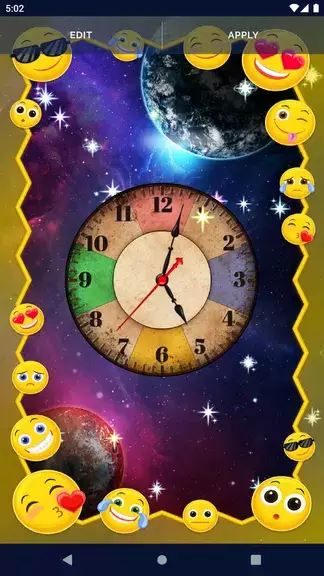 Galaxy Universe Live Wallpaper Schermafbeelding 1