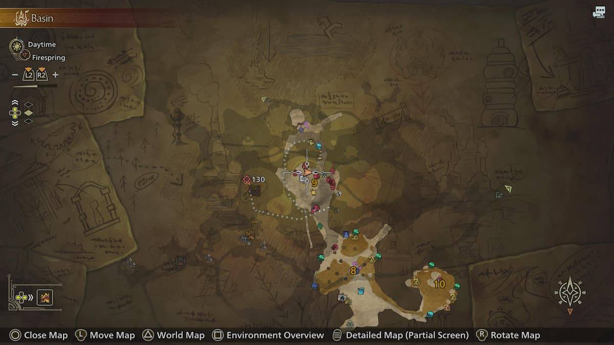 Monster Hunter Wilds地圖屏幕截圖