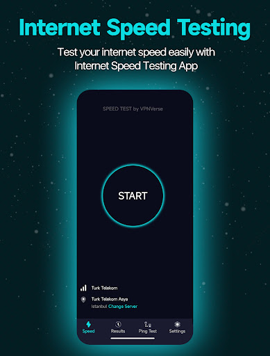 Internet Speed Test - VPNVerse Screenshot 0