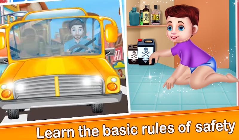 Child Safety Basic Rules games Скриншот 3