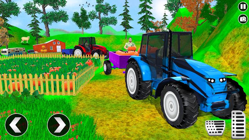 Schermata Farmer Tractor Farming Game 3D 0