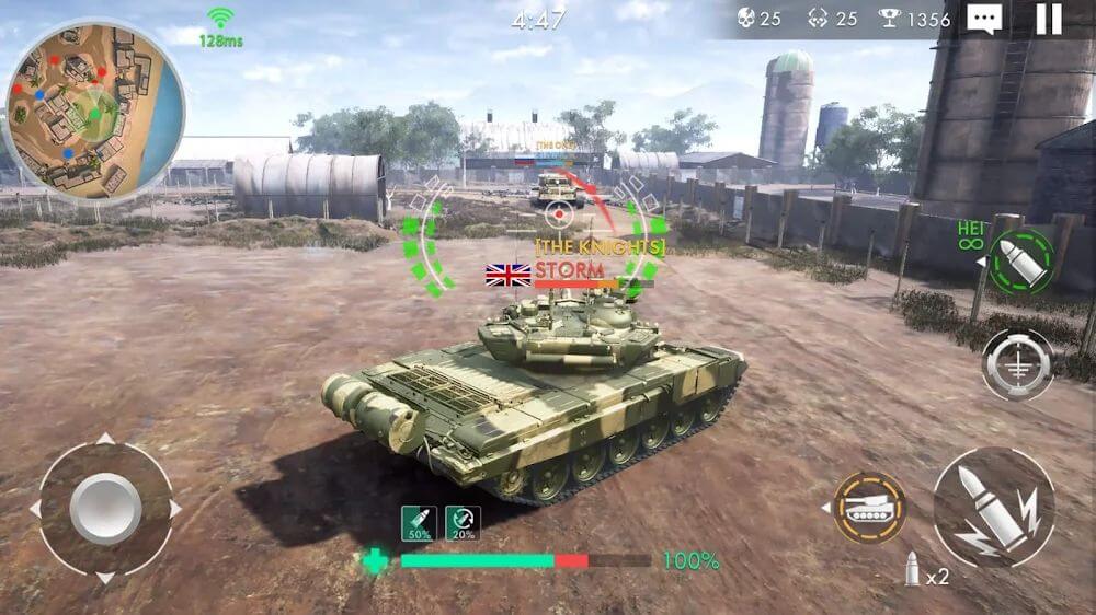 Tank Warfare Mod स्क्रीनशॉट 0