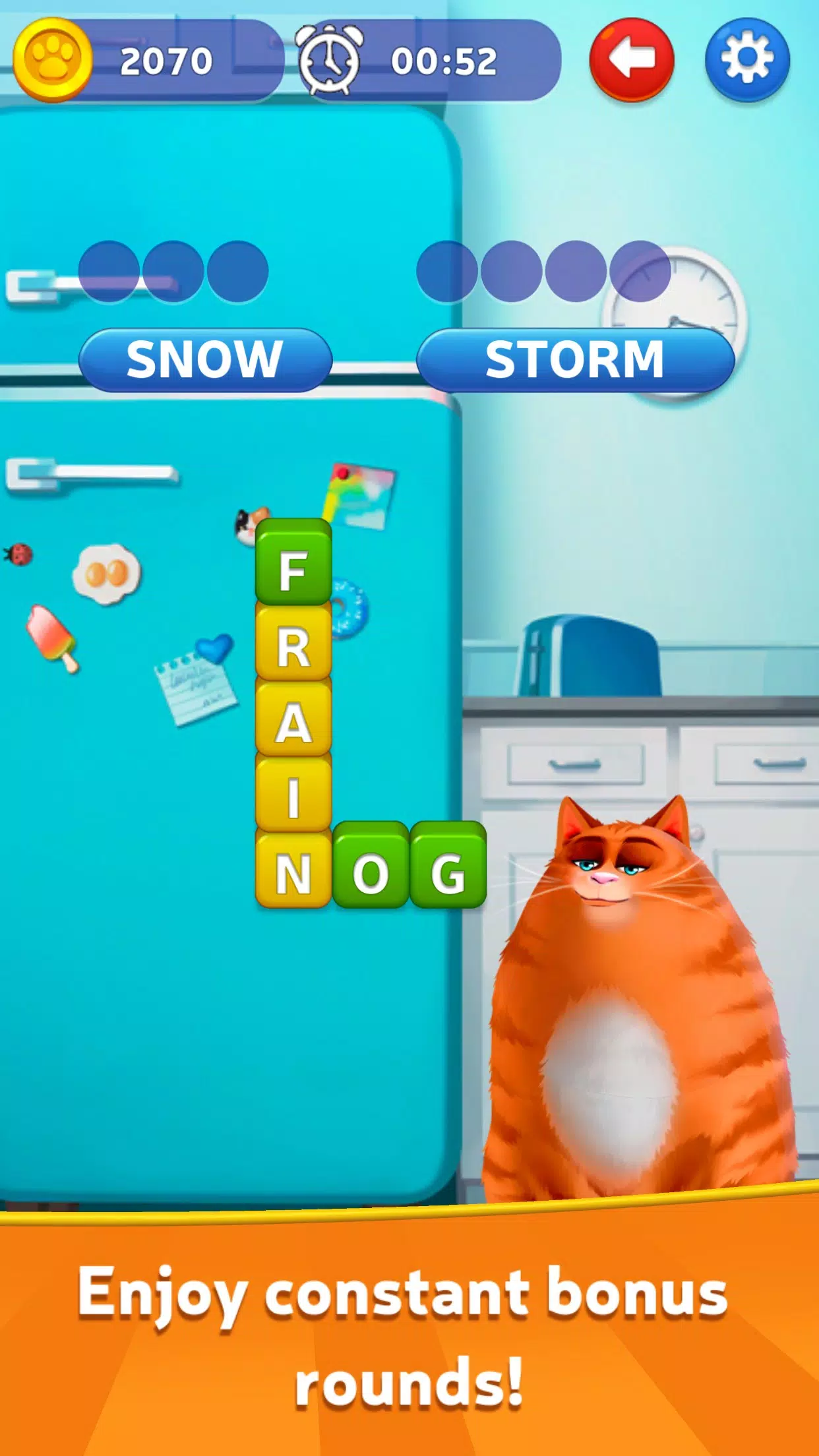 Kitty Scramble: Word Game Screenshot 2