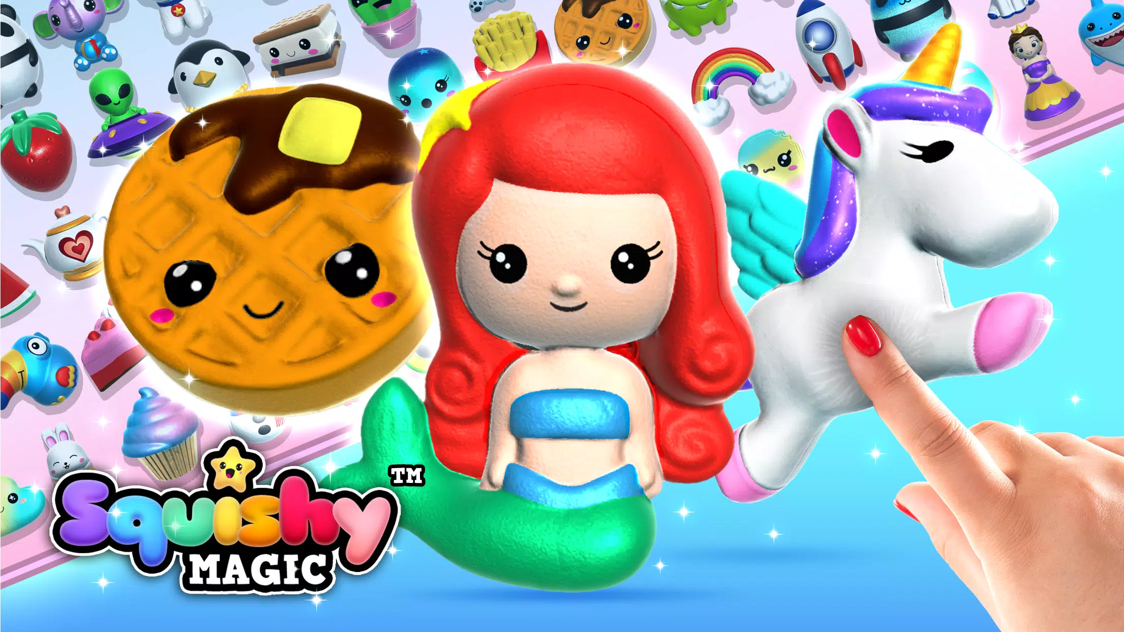 Squishy Magic: Pinte Arte 3D Captura de tela 0