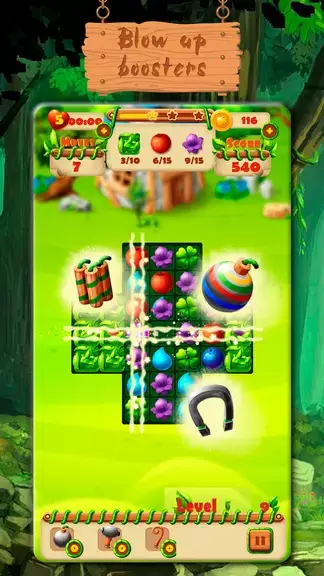 Fairy Forest - match 3 games ภาพหน้าจอ 2