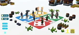 Ludo 3d Warriors: offline game Ekran Görüntüsü 0