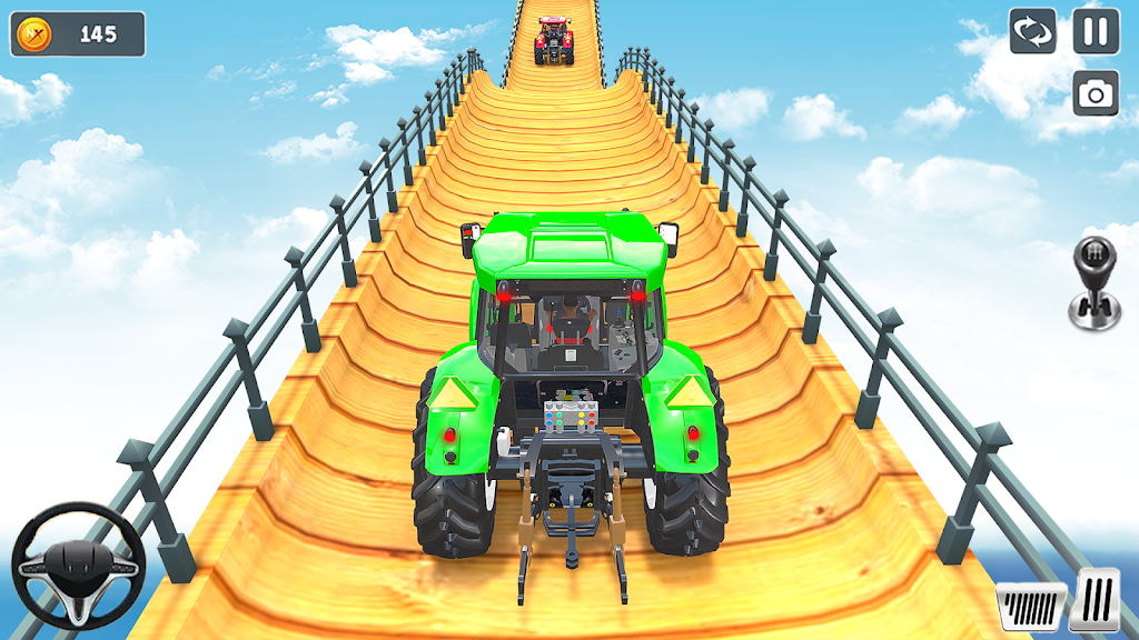 Mega Ramp Tractor Stunt Game स्क्रीनशॉट 0