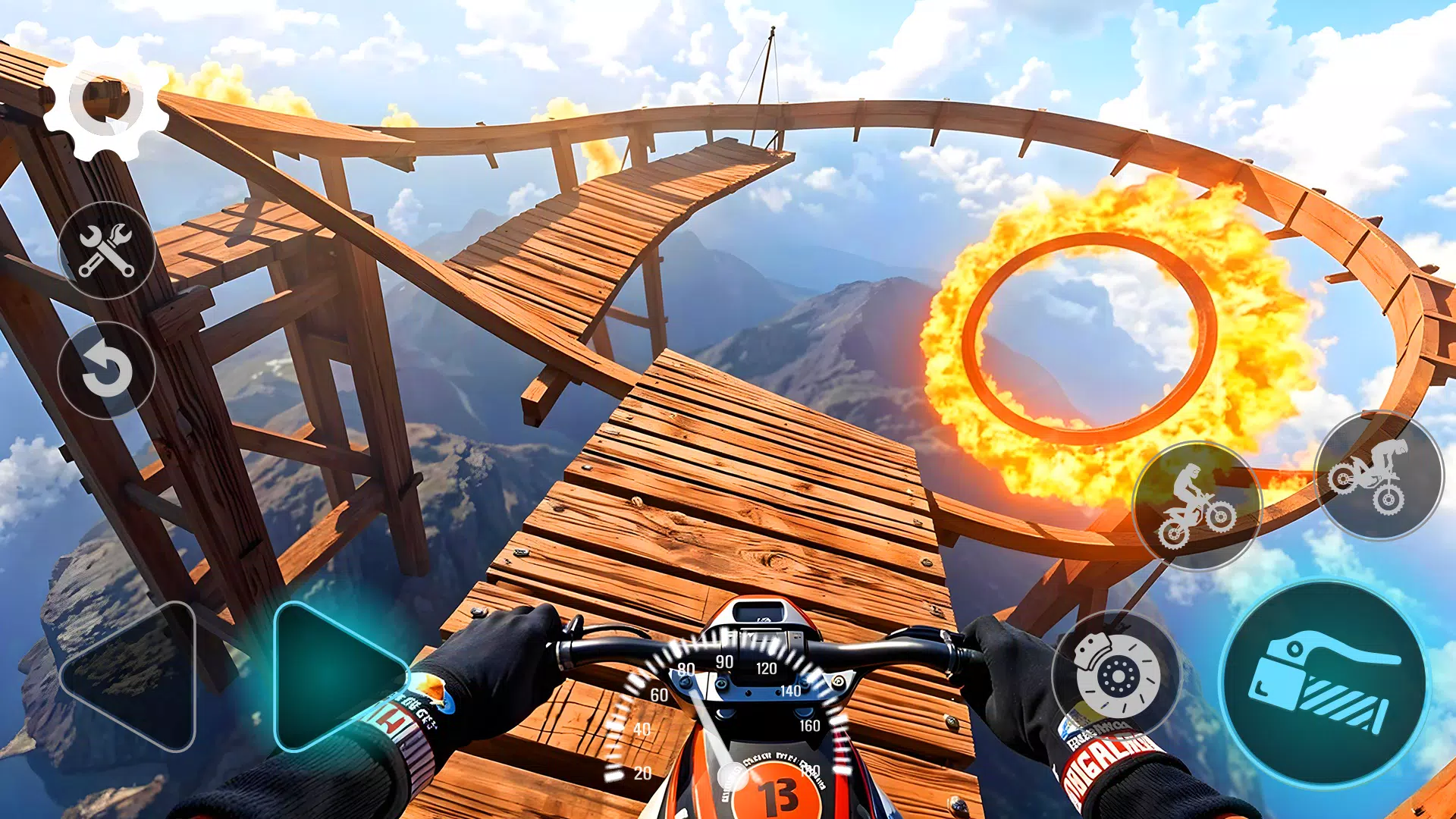 Stunt Bike Racing Challenge 3D Captura de pantalla 0