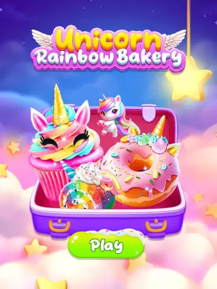 Princess Unicorn Desserts Captura de pantalla 0