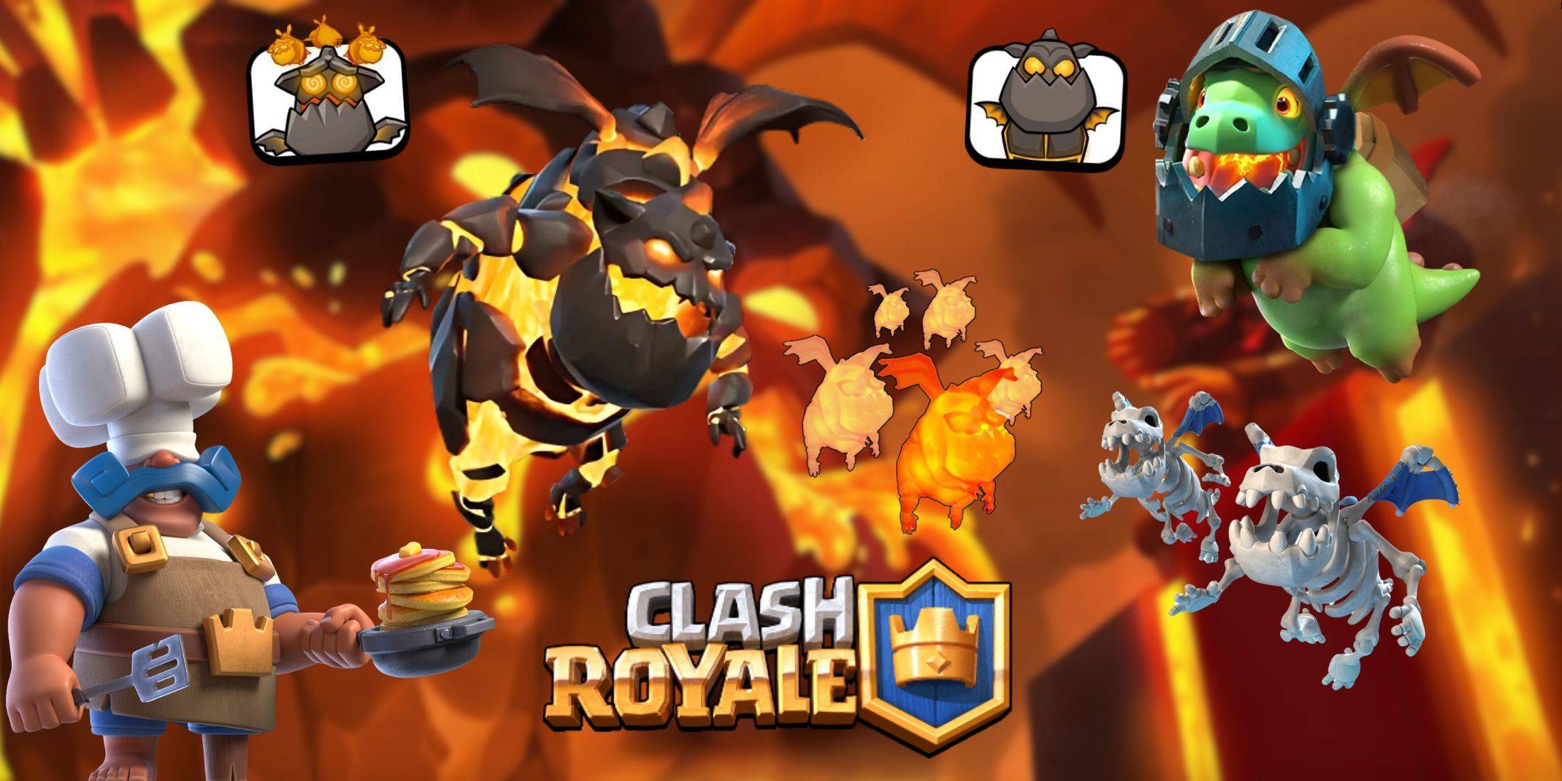 Ang mga deck ng Lava hound ay nangingibabaw Clash Royale