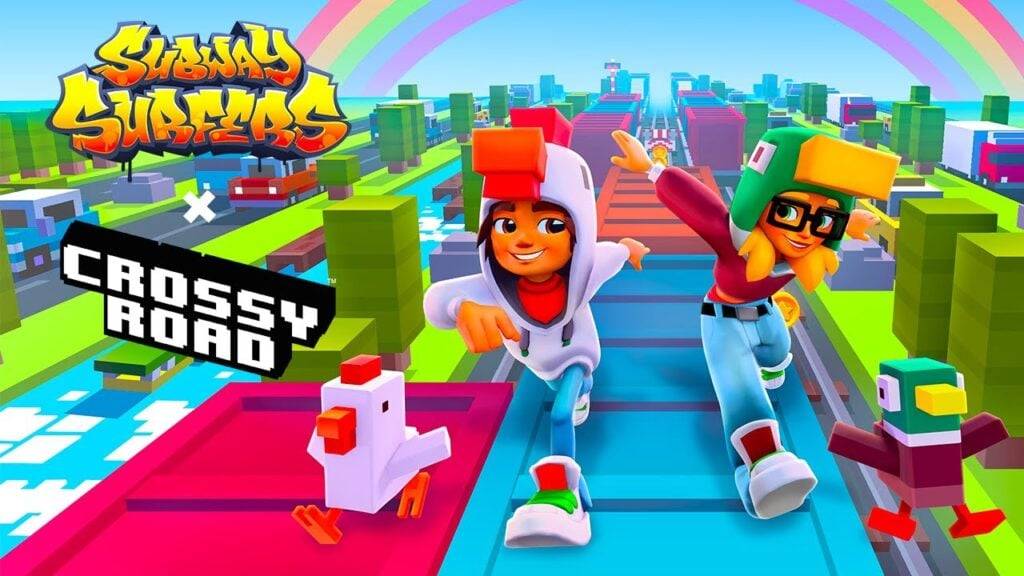 地鐵衝浪者和Crossy Road設置為Epic Crossover！