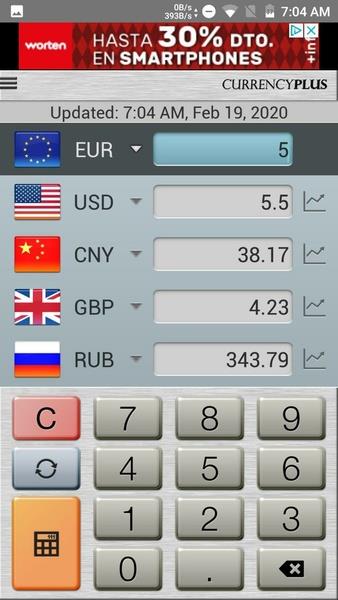 Currency Plus ภาพหน้าจอ 0