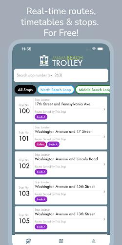 Miami Beach Trolley Tracker Screenshot 0