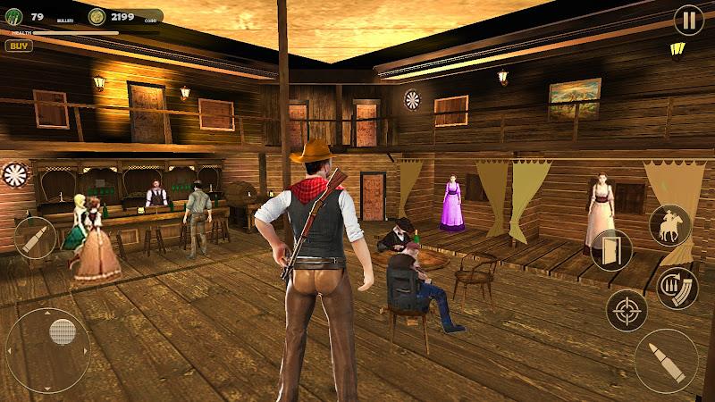 West Cowboy Game : Horse Game Screenshot 1