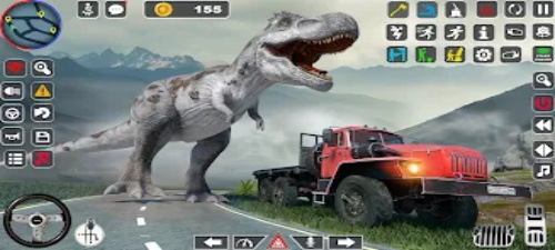 Dino Transporter Truck Games Скриншот 2